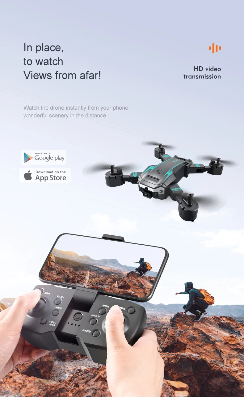 KBDFA G6 New Professional Foldable Quadcopter Aerial Drone S6 HD Camera GPS RC Helicopter FPV WIFI Obstacle Avoidance Toy Gifts