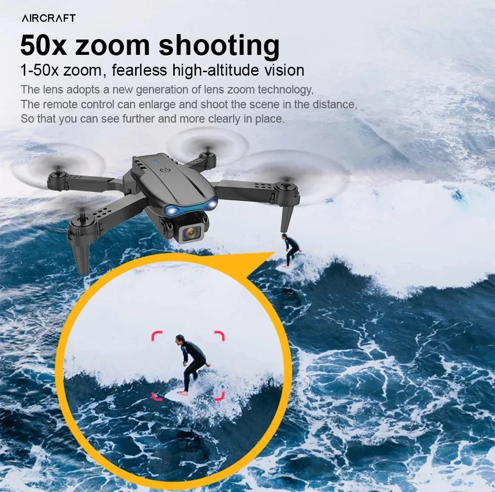 E99 K3 Pro Drone HD Professional 4k drone Dual Camera WIFI fpv Aircraft Quadcopte Obstacle Avoidance Aerial Photography Drone