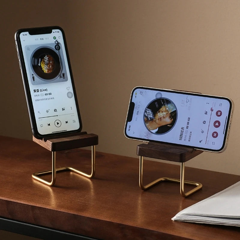 Wooden Chair Phone Stand