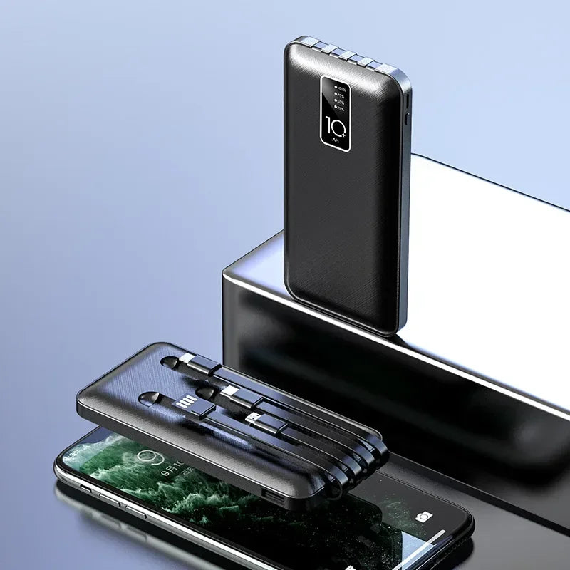 50000mAh Power Bank Fast Charge Comes With 4- Wires