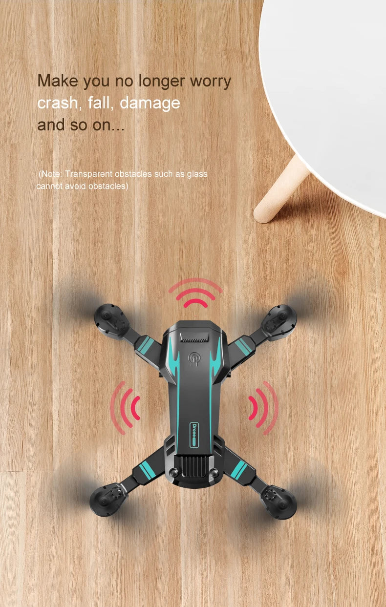 KBDFA G6 New Professional Foldable Quadcopter Aerial Drone S6 HD Camera GPS RC Helicopter FPV WIFI Obstacle Avoidance Toy Gifts