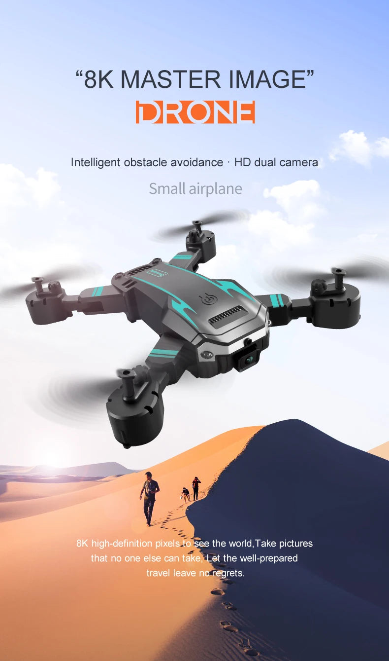 KBDFA G6 New Professional Foldable Quadcopter Aerial Drone S6 HD Camera GPS RC Helicopter FPV WIFI Obstacle Avoidance Toy Gifts