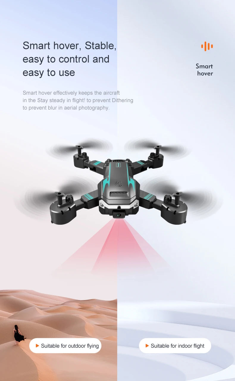 KBDFA G6 New Professional Foldable Quadcopter Aerial Drone S6 HD Camera GPS RC Helicopter FPV WIFI Obstacle Avoidance Toy Gifts