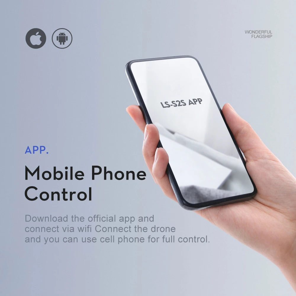 New S2S Drone 8K Professional HD Dual Camera Brushless Obstacle Avoidance Aerial Photography Foldable Quadcopter Toys Gifts