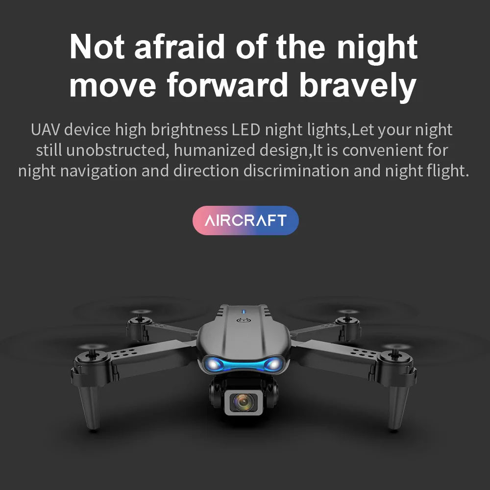 E99 K3 Pro Drone HD Professional 4k drone Dual Camera WIFI fpv Aircraft Quadcopte Obstacle Avoidance Aerial Photography Drone