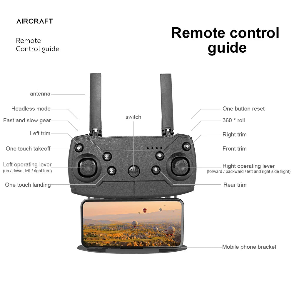 E99 K3 Pro Drone HD Professional 4k drone Dual Camera WIFI fpv Aircraft Quadcopte Obstacle Avoidance Aerial Photography Drone
