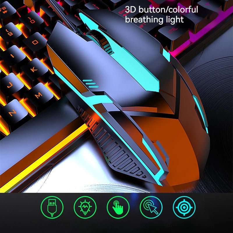 Gaming Keyboard and Mouse Set Kit