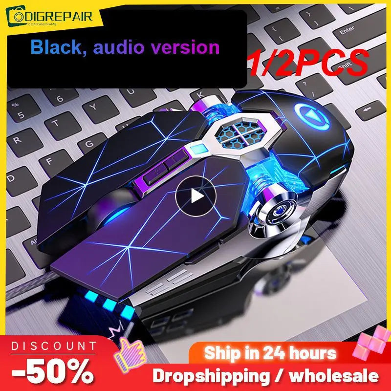 1/2PCS Professional USB Wired Gaming Mouse