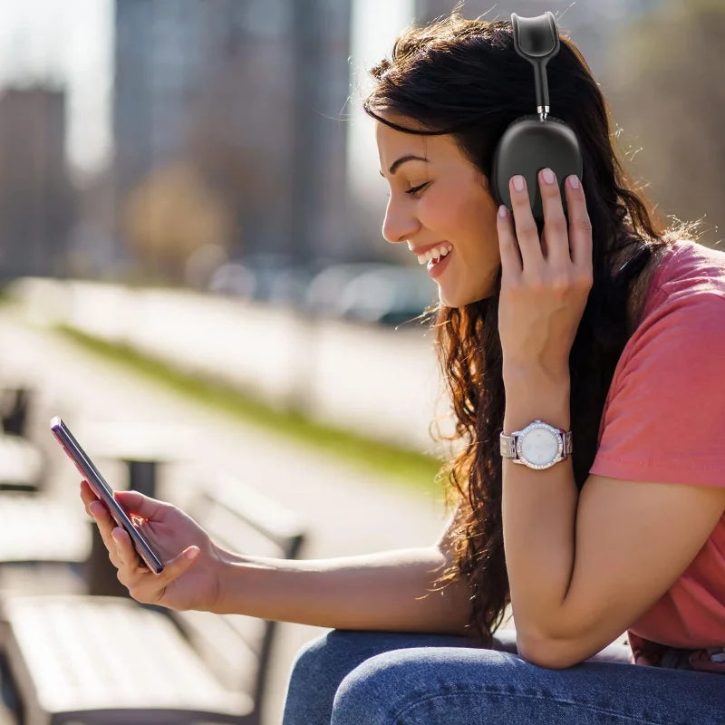 Wireless Bluetooth Headphones Noise Cancelling Headsets