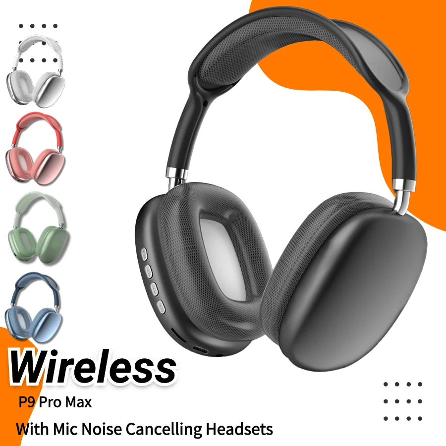 Wireless Bluetooth Headphones Noise Cancelling Headsets