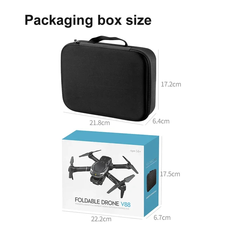 Mini V88 Drone 8K 5G GPS Professional HD Aerial Photography Remote Control Aircraft HD Dual Camera Quadcopter Toy UAV