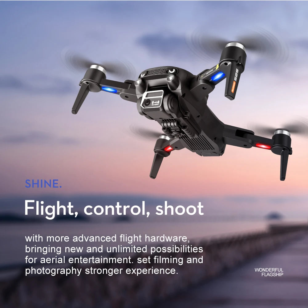 New S2S Drone 8K Professional HD Dual Camera Brushless Obstacle Avoidance Aerial Photography Foldable Quadcopter Toys Gifts