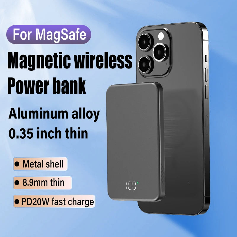 10000mAh Magnetic Wireless Power Bank
