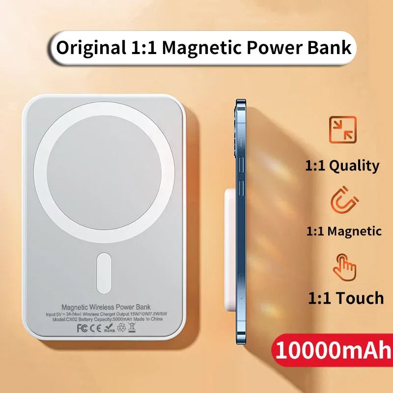 10000mAh 1:1 Magnetic Powerbank