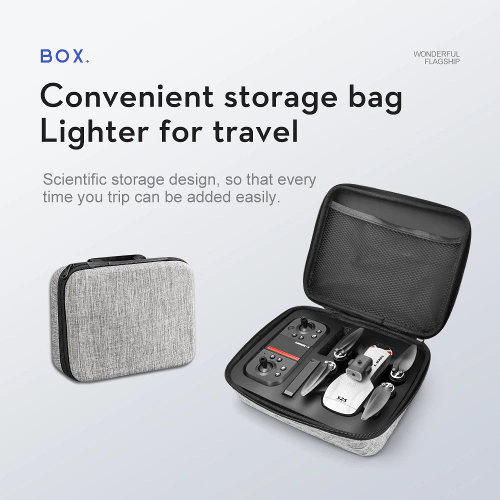 New S2S Drone 8K Professional HD Dual Camera Brushless Obstacle Avoidance Aerial Photography Foldable Quadcopter Toys Gifts