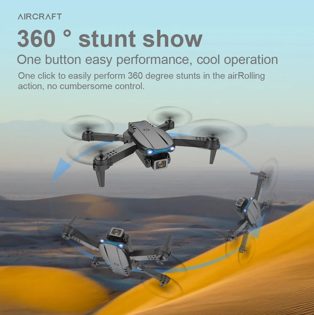 E99 K3 Pro Drone HD Professional 4k drone Dual Camera WIFI fpv Aircraft Quadcopte Obstacle Avoidance Aerial Photography Drone