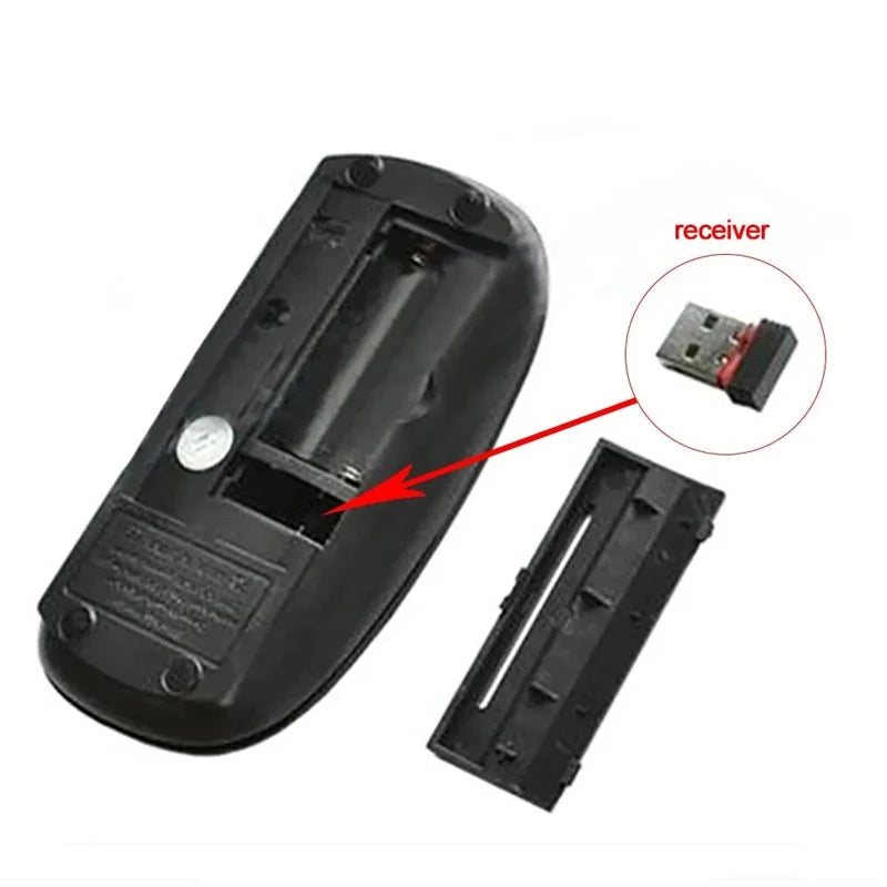 Wireless 2.4GHz Slim Portable Computer Mouse