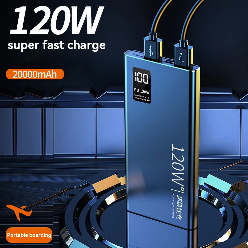 High Capacity Power Bank 30000mAh Fast Charging