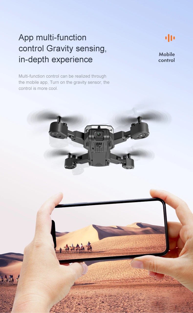 KBDFA G6 New Professional Foldable Quadcopter Aerial Drone S6 HD Camera GPS RC Helicopter FPV WIFI Obstacle Avoidance Toy Gifts