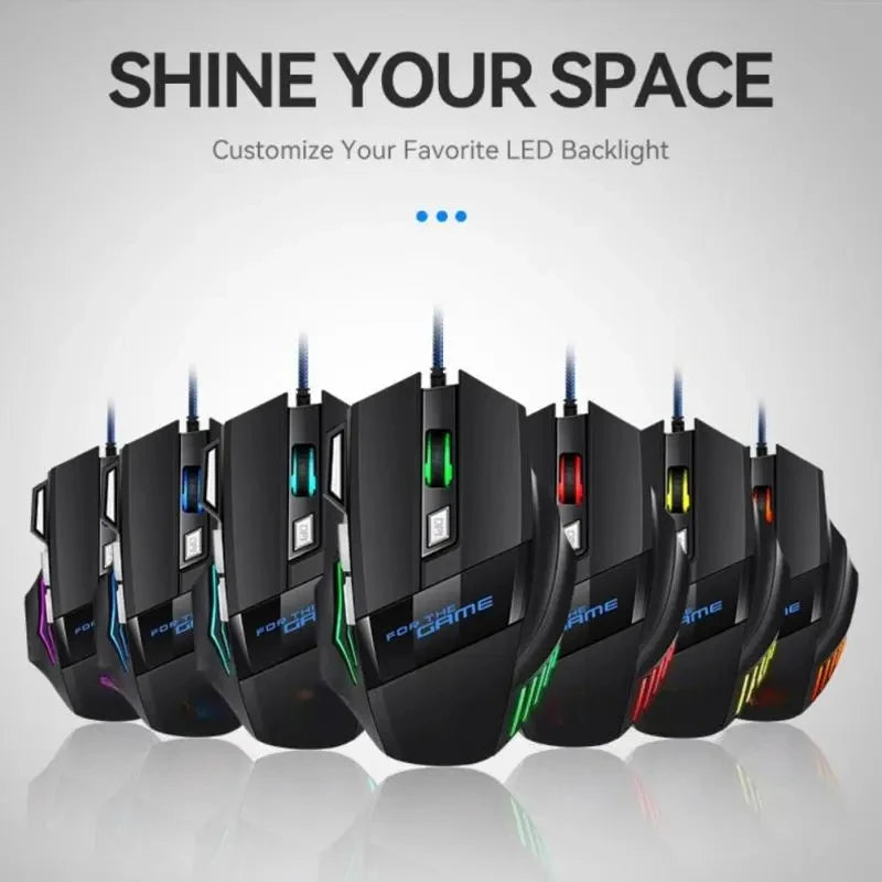 Wired Gaming USB Computer Mouse