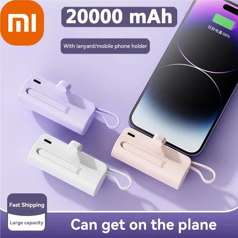 20000mAh Mini Power Bank Portable Type-C