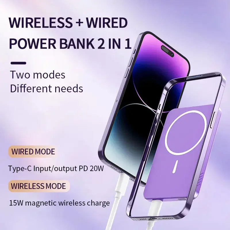 10000mAh Magnetic Wireless Power Bank