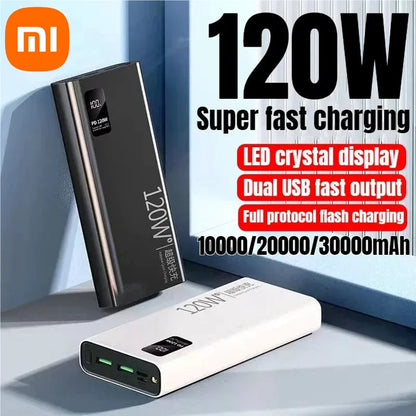High Capacity Power Bank 30000mAh Fast Charging