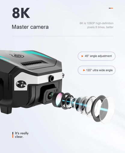 KBDFA G6 New Professional Foldable Quadcopter Aerial Drone S6 HD Camera GPS RC Helicopter FPV WIFI Obstacle Avoidance Toy Gifts