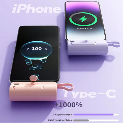 20000mAh Mini Power Bank Portable Type-C