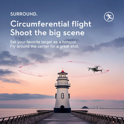 New S2S Drone 8K Professional HD Dual Camera Brushless Obstacle Avoidance Aerial Photography Foldable Quadcopter Toys Gifts