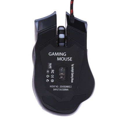 LED Optical 6D Professional USB Wired Gaming Mouse