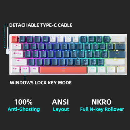 K500-B61 Mini Mechanical Keyboard