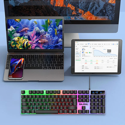 RGB Gaming Keyboard 98 Keys Mechanical Keyboard