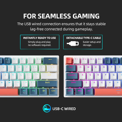 K500-B61 Mini Mechanical Keyboard