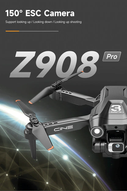 HOT Z908 Pro / MAX Mini Drone 4k Professional Camera 2.4G WIFI Obstacle Avoidance Helicopter Remote Control Quadcopter RC Toys