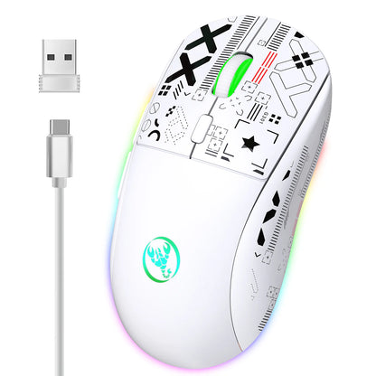 T90 2.4G Wireless Mechanical RGB Gaming Mouse