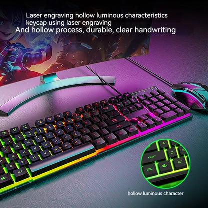 Gaming Keyboard and Mouse Set Kit