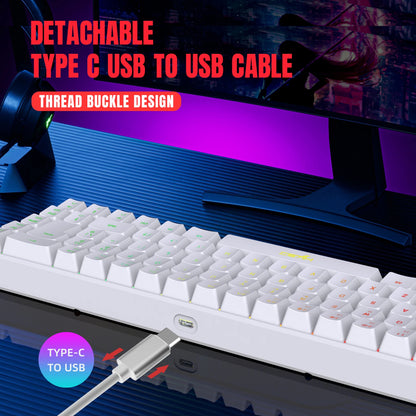 Wired K68 RGB Streamer Mini Gaming Keyboard