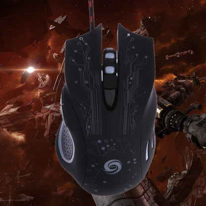 LED Optical 6D Professional USB Wired Gaming Mouse
