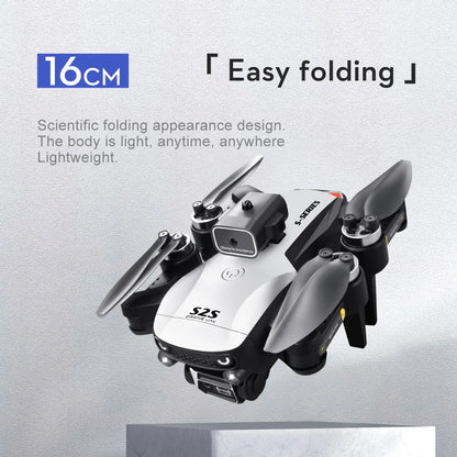 New S2S Drone 8K Professional HD Dual Camera Brushless Obstacle Avoidance Aerial Photography Foldable Quadcopter Toys Gifts