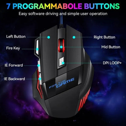 Wired Gaming USB Computer Mouse
