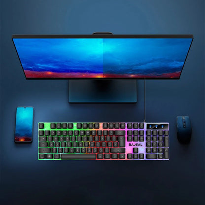 RGB Gaming Keyboard 98 Keys Mechanical Keyboard