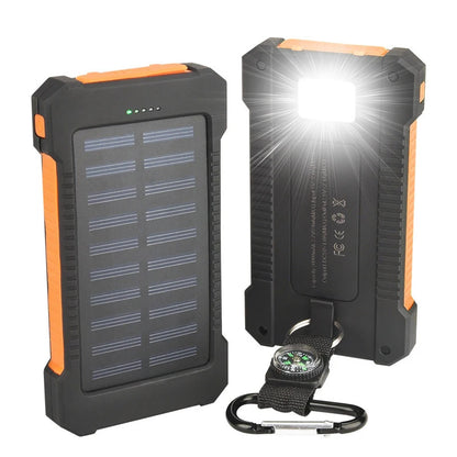 New 200000mAh Large Capacity Solar Power Bank
