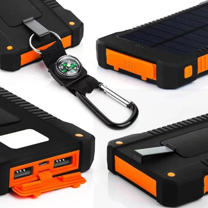 New 200000mAh Large Capacity Solar Power Bank
