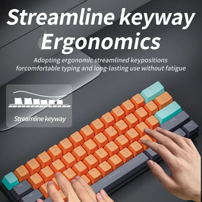 MKA610 USB Mini Mechanical Gaming Wired Keyboard