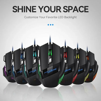 Wired Gaming USB Computer Mouse